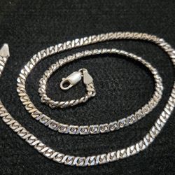 20" Sterling Silver Necklace 