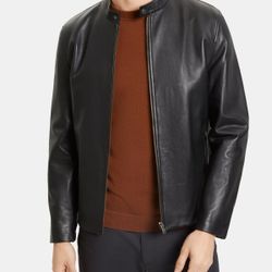 Theory Leather Jacket Mens Brand New 