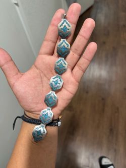 925 and turquoise 925 silver bracelet