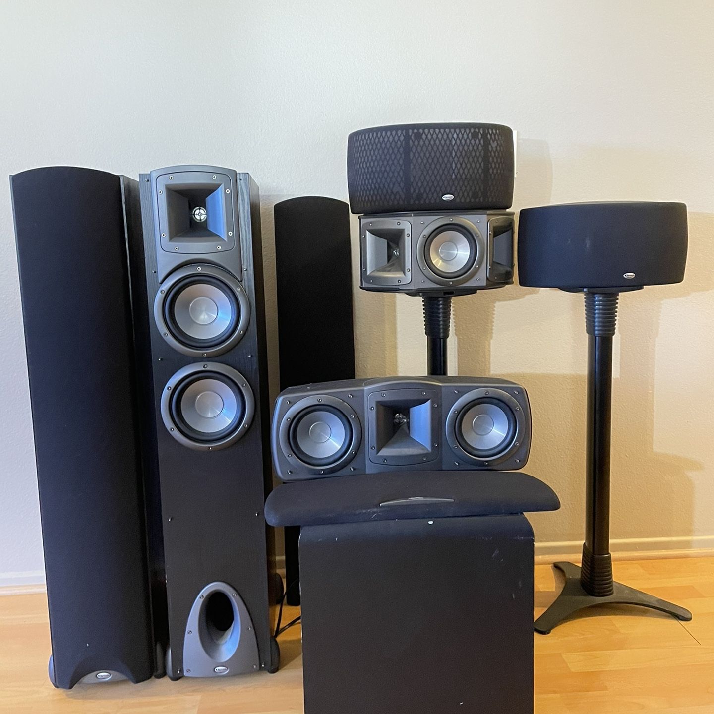 Klipsch Synergy 5.1 Speaker Setup OBO