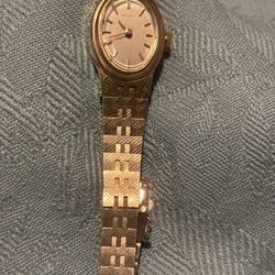 Seiko Gold Watch 