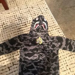 Black And Grey Camo Bape 