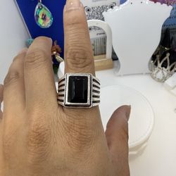 925 sterling silver # 14  quality Mexican silver solid anillo de plata Mexicana Alta calidad # 14