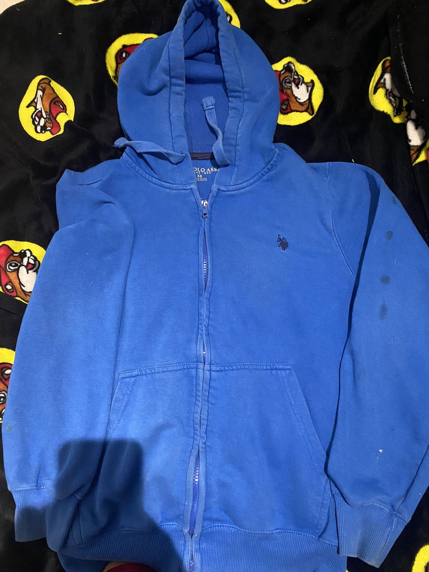 US polo Zip Up Hoodie