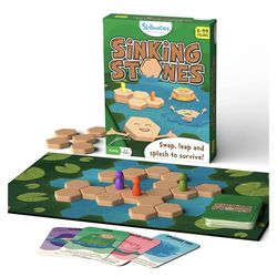 killmatics Board Game - Sinking Stones, Fun Strategy Game, Gifts & Family Friendly Games for Ages 6 and Up