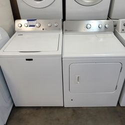 Maytag Top Load Washer With Agitator And Gas Dryer Set 