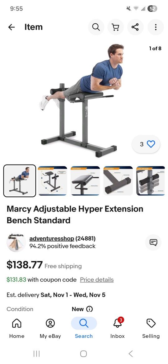 Back Abdominal Extension Exercise Equipment Bench Home Gym Fitness 