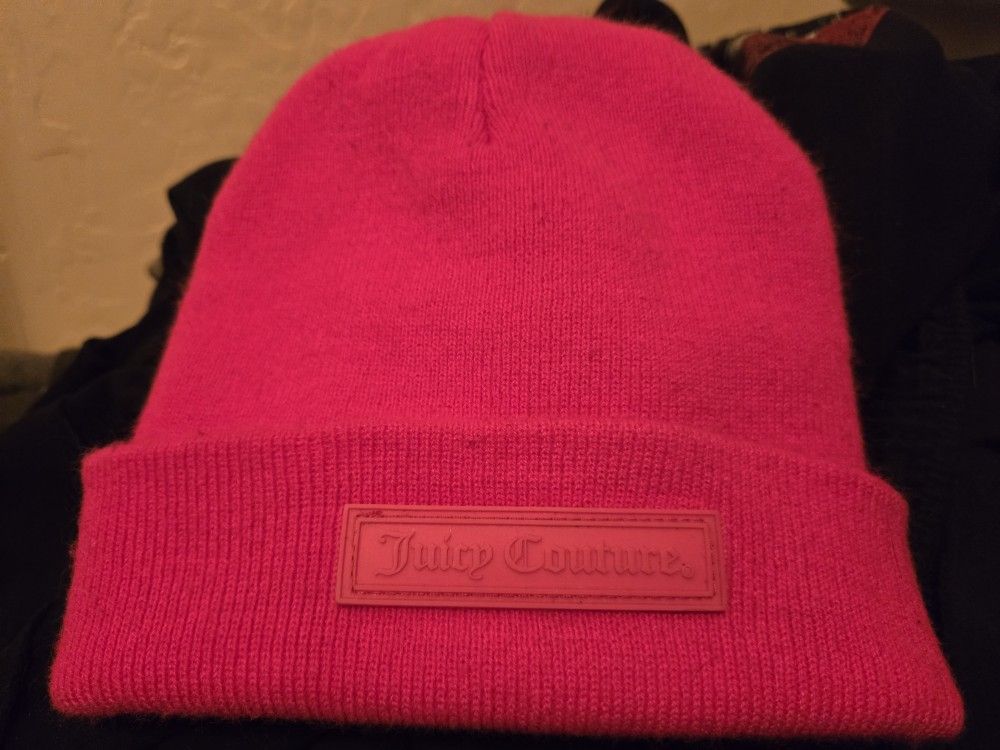 Hot Pink Juicy Couture Beanie
