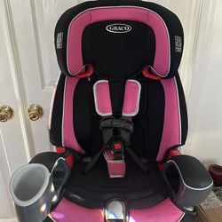 Graco Nautilus 65 3-in-1 Harness Booster Car Seat, Tera Pink 