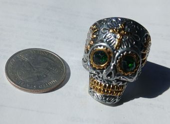 Skull w/ Cross Ring