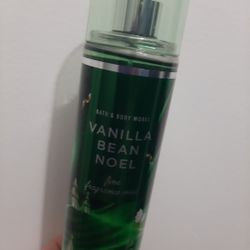 Bath & Body VANILLA BEAN NOEL Fine Fragrance Mist. New. 8 FL Oz.