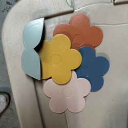 Flower Coasters