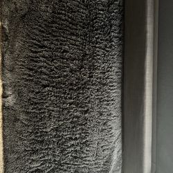 King size bed and mattress with matching rug-12 inches mattress