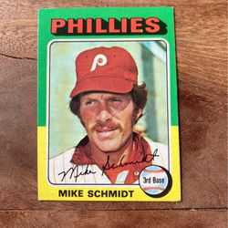 Mike Schmidt Vintage Baseball Card