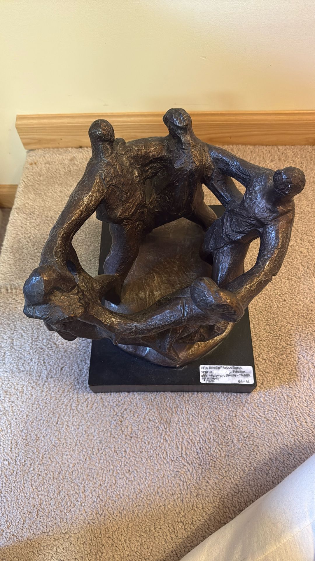 1970 Austin Productions Circle Of Humanity Statue