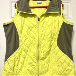 New!!! Lime Green “COLUMBIA” Vest!!! Size 2X