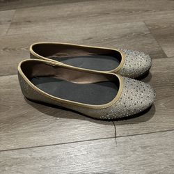 Style & Co Gold Sparkly Flats