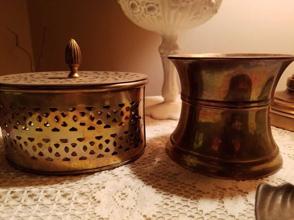 Brass containers