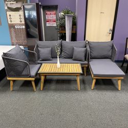 Outdoor Patio Furniture Conversation Set