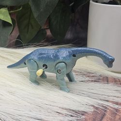 vintage Supreme Wind Up toy Walking blue Dinosaur Legs Move approximate 3" x 5"