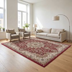 Thomasville Timeless Classic 5'3" x 7'5" Area Rug Traditional Persian Medallion Home Home Kitchen Rugs Area Rugs