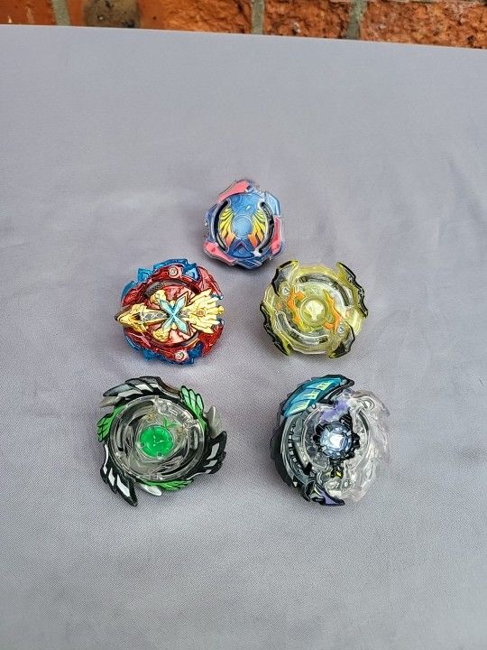 Takara Tomy Beyblade Lot Of 5 No Launcher Preowned (6)