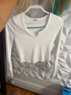 Popular 21 White Long Sleeve Top