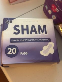 Sham Sanitary Pads 20 Count