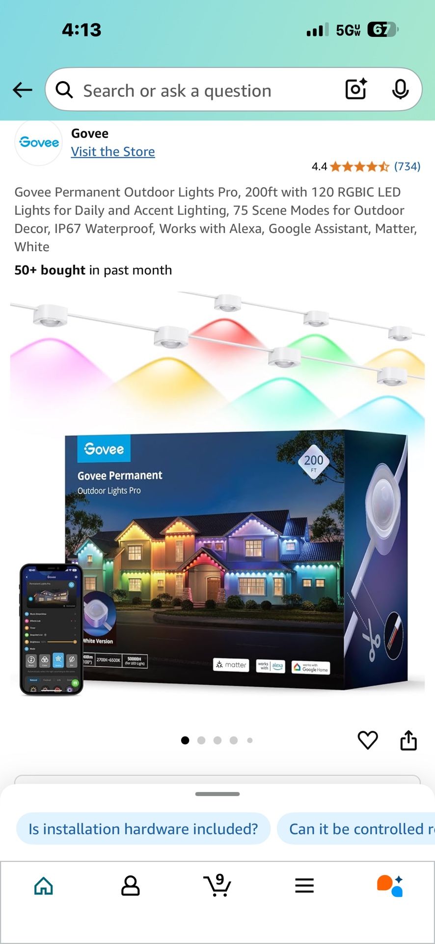 Govee Permanent Outdoor Lights Pro