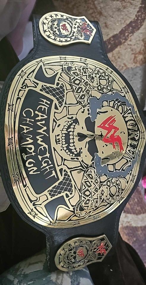 Stone Cold Smoking Skull Belt