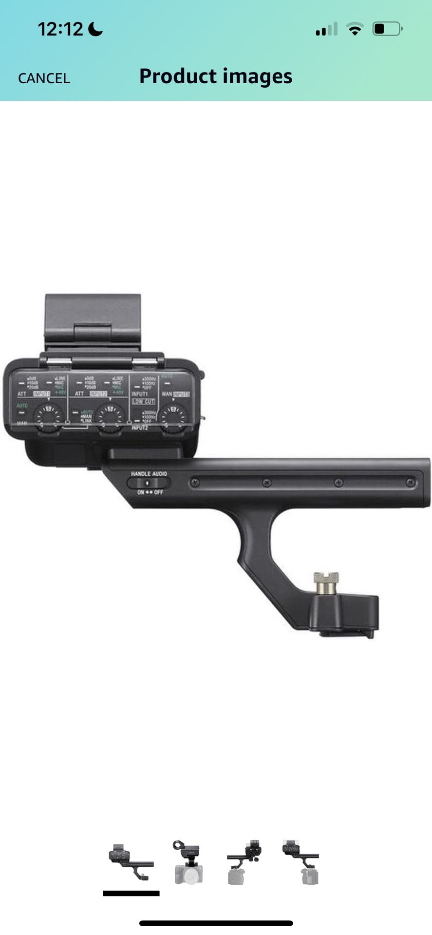 Sony XLR-H1 Top Handle Unit for FX3 & FX30