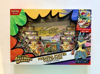 Pokémon TCG Ascended Heroes Premium Poster Collection (10 Booster Packs)