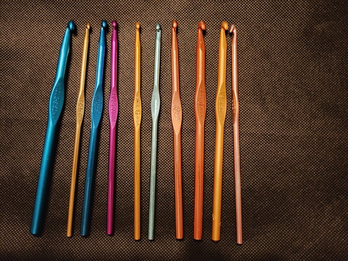 Crochet Hooks. Price For All 10