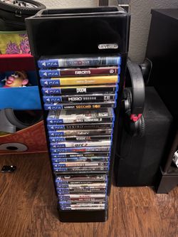PS4 bundle with Game-stand and headphones