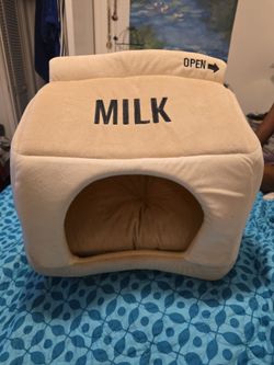 Milk Carton Pet Bed - small