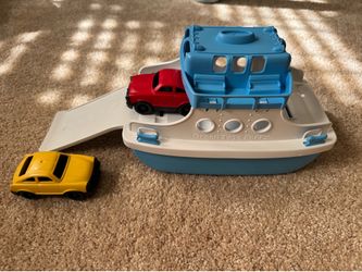 Green Toys Ferry Boat with 2 Cars