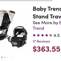 Double Stroller With Car seat 