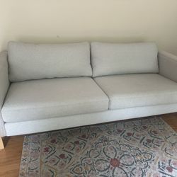 IKEA Couch With Taupe Cover