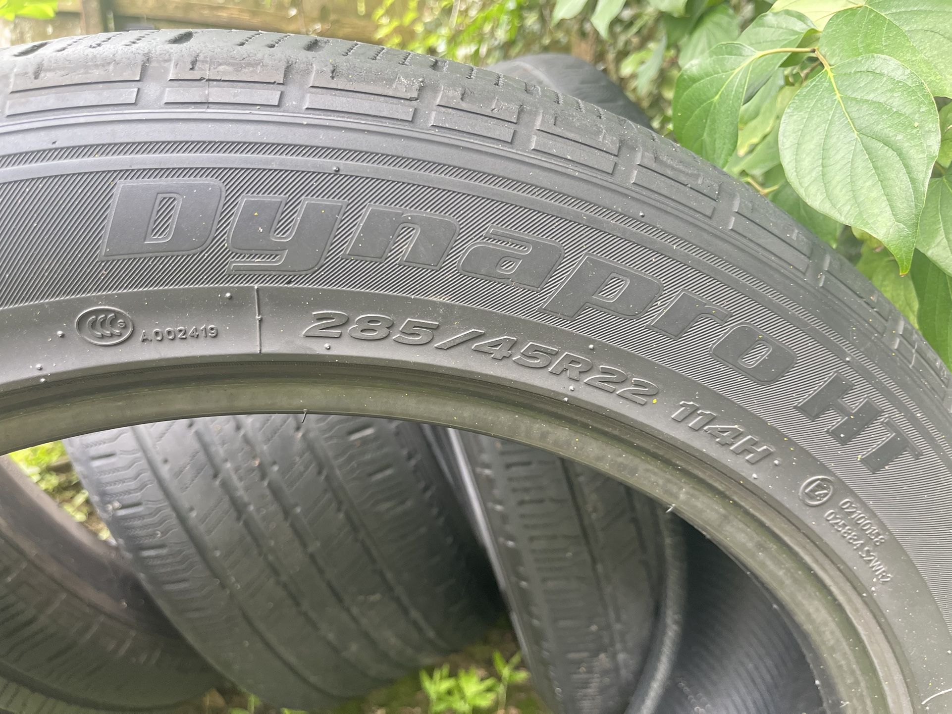 285/45r/22 Hankook Dynopro Ht