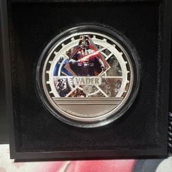 2023 Niue Star Wars Darth Vader 3oz .999 Fine Silver – COA & Box