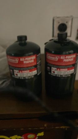 2  1lbspound propane tank