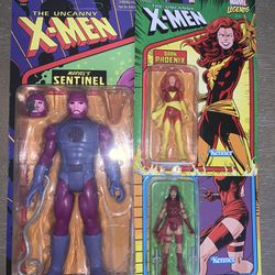 Marvel Legends Kenner 3-3/4 Uncanny X-men Daredevil Elektra Sentinel Dark Phoenix Lot