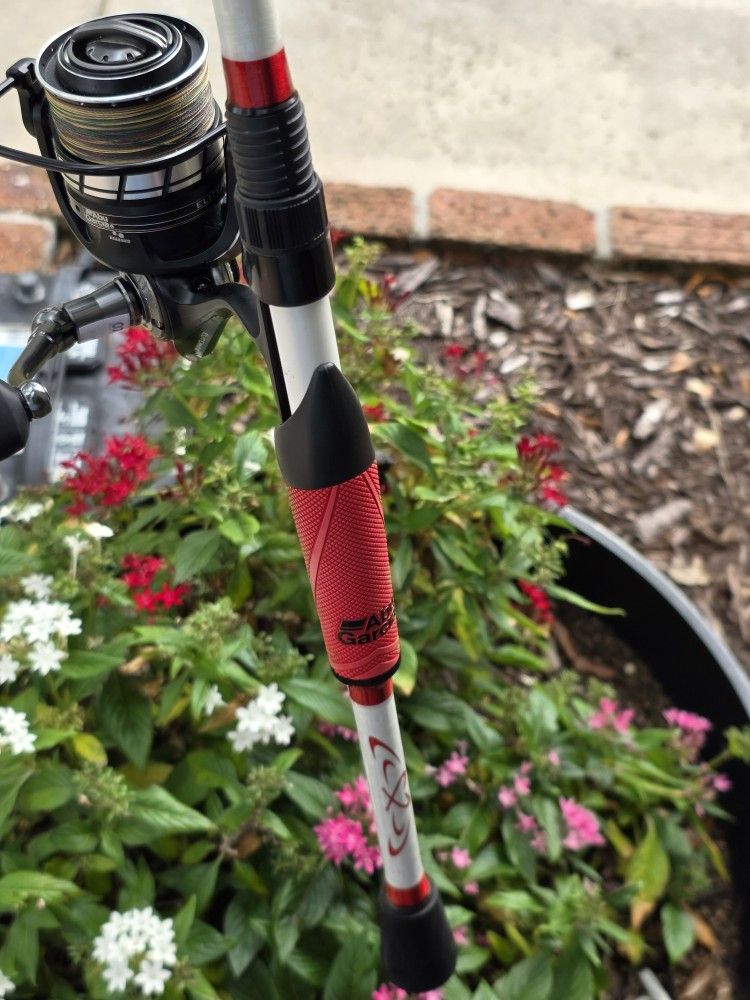 abu garcia major league fishing pole Abu Garcia Elite Max Reel/New Braid/Abu Garcia Major League Fishing Rod