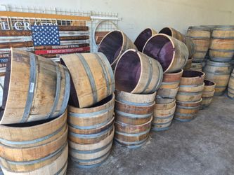 Half Wine Barrel Planters
