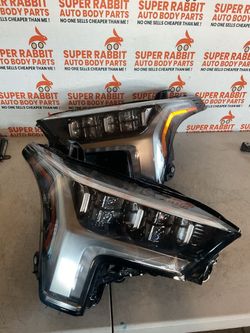 2022 Tundra PAIR LED QUAD Headlights COMPLETE OEM 2026✅