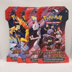 Destined Rivals Sleeved Booster Pack - 4 Artworks - Scarlet & Violet Destined Rivals 