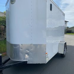 2017 Wells Fargo Enclosed Cargo Trailer 6’x11’ & 6.5 Tall