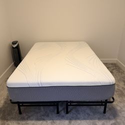Full size mattress with metal frame