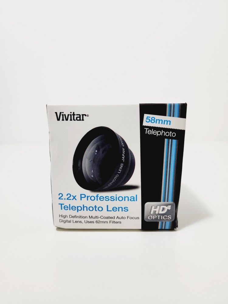 Vivitar 2.2x Professional Telephoto Lens New