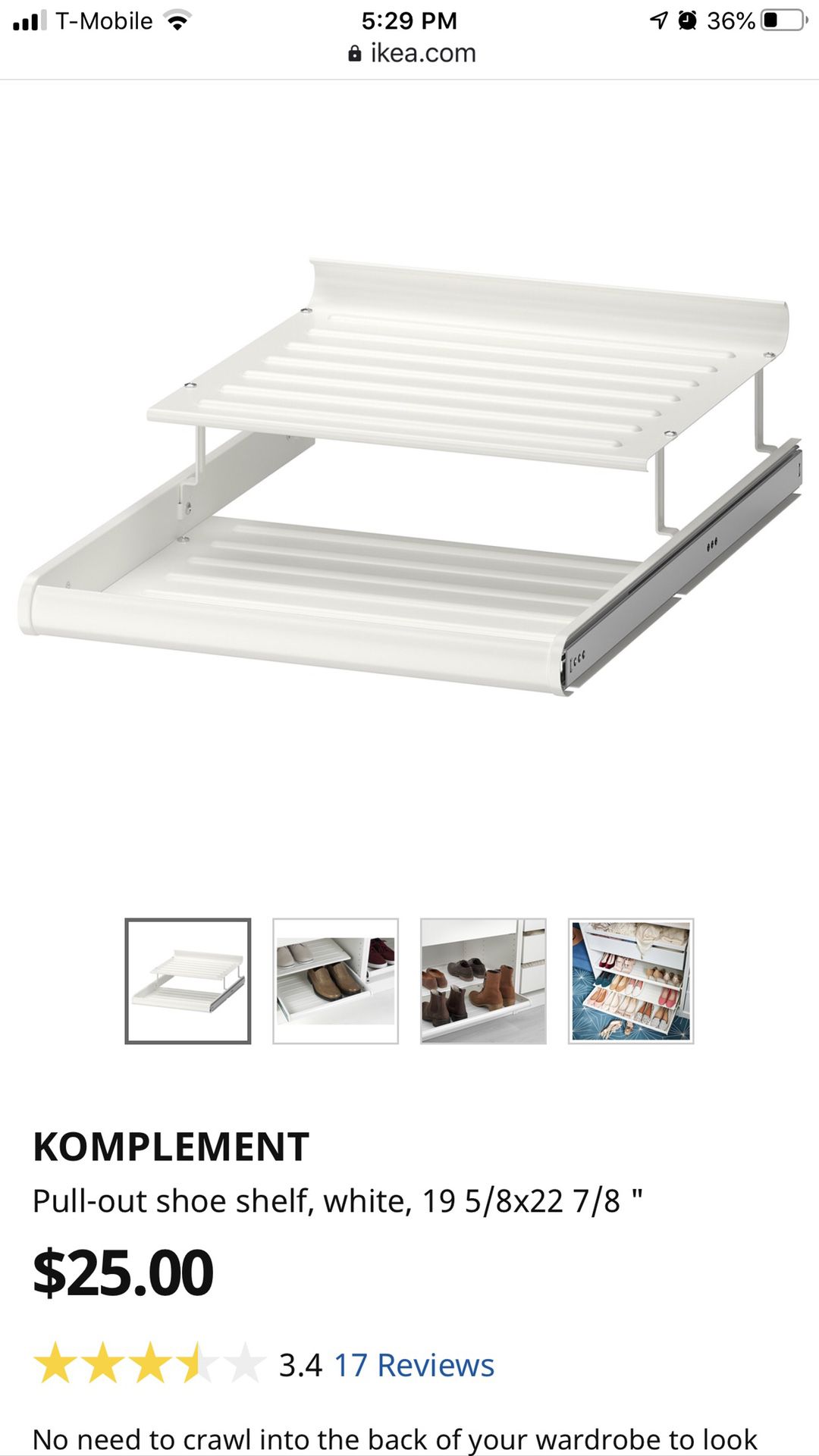 kans methodologie Doe mee IKEA PAX pull out Shoe Shelf kompartment for Sale in Los Angeles, CA -  OfferUp